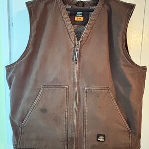 Men's Brown Workwear Vest
